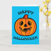 Carte Joyeux Halloween ! (Fleur jaune)