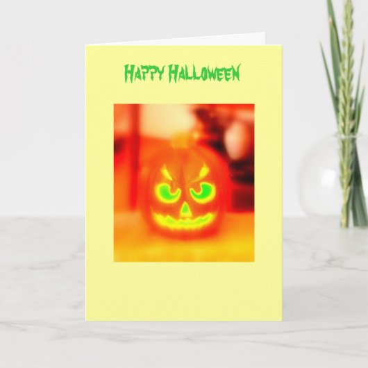 Carte Joyeux Halloween (Devant)