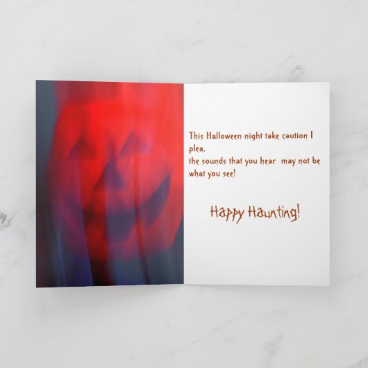 Carte Joyeux Halloween (Intérieur)