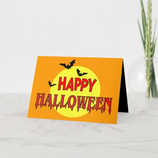 Carte Joyeux Halloween (Devant)