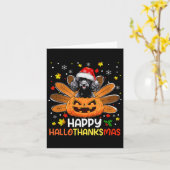 Carte Joyeux Halloween1  (Fleur jaune)