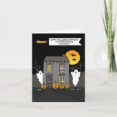 Carte Joyeux Halloween Anniversaire Grand-fils (Devant)