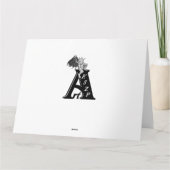 Carte Joyeux Halloween avec Chat Chat Chien et Araignée (Dos)