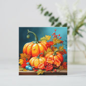 Carte Joyeux Halloween | Bienvenue Saison Automne (Debout devant)