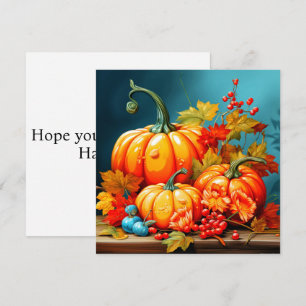Carte Joyeux Halloween Bienvenue Saison Automne