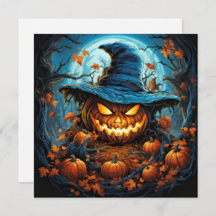Carte Joyeux Halloween Citrouille