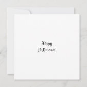 Carte Joyeux Halloween | Couple Anime Poignées (Dos)