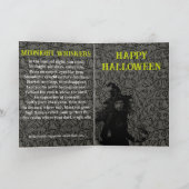 Carte Joyeux Halloween de Kitty Card (Intérieur)