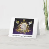 Carte Joyeux Halloween de l'espace extra-atmosphérique (Dos)