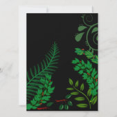 Carte Joyeux Halloween Éffrayante Déplaisante verdure nu (Dos)