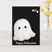 Carte "Joyeux Halloween" Ghost & Bee (Intérieur vi (Fleur jaune)