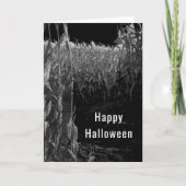 Carte Joyeux Halloween gothique Hauné maïs Maze (Devant)