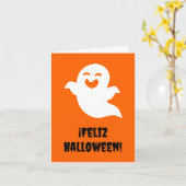 Carte Joyeux Halloween (Halloween espagnol) (Fleur jaune)