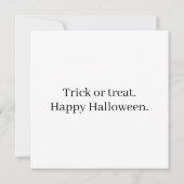 Carte Joyeux Halloween | Illustration de sorcière Steamp (Dos)