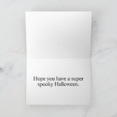 Carte Joyeux Halloween | Maison hantée (Intérieur)