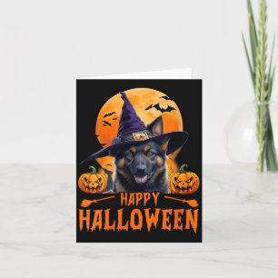 Carte Joyeux Halloween pour femmes Chien 1