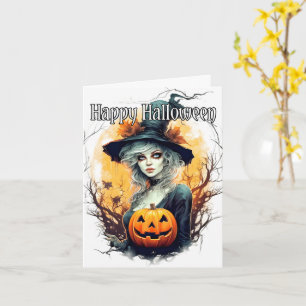 Carte Joyeux Halloween Rester en cuisine