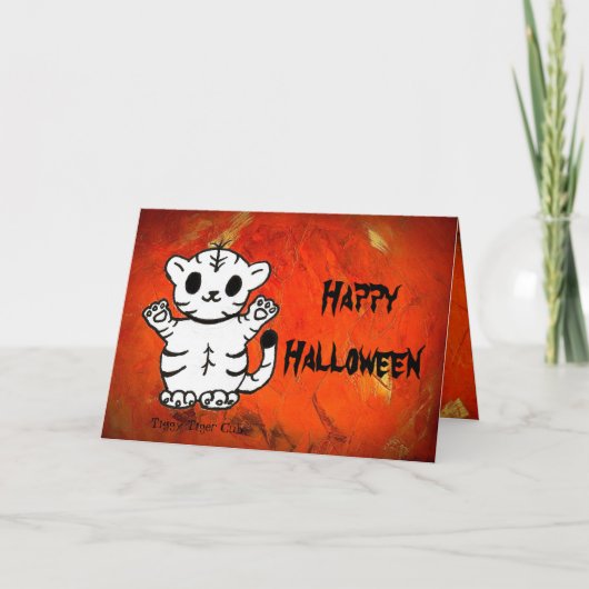 Carte Joyeux Halloween Tiggy (Devant)