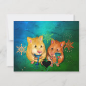 Carte Joyeux Hamsters du Nouvel An ! (Dos)