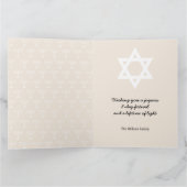 Carte Joyeux Hanouka (Intérieur)