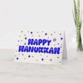 Carte Joyeux Hanukkah (Devant)