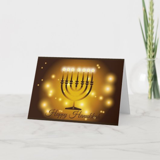 Carte Joyeux Hanukkah (Devant)