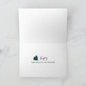 Carte Joyeux hiver Solstice Alternatif vacances (Intérieur)