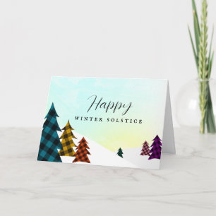 Carte Joyeux hiver Solstice Alternatif vacances