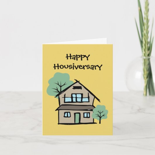Carte Joyeux Housiversaire Cadeau d'appréciation client  (Devant)
