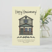 Carte Joyeux Housiversary Client Accueil Anniversaire Cr (Debout devant)