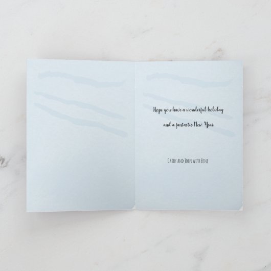 Carte Joyeux Howildays de Bene (Intérieur)