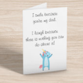 Carte Joyeux Humour d'anniversaire Papa Drôle