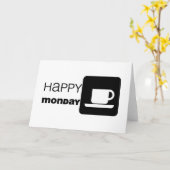 Carte Joyeux Humour du lundi ! (Fleur jaune)