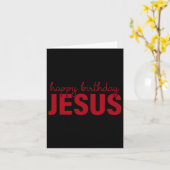 Carte Joyeux Jésus anniversaire ! (Fleur jaune)
