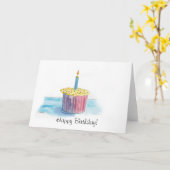 Carte Joyeux Jour (Fleur jaune)