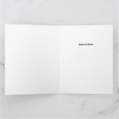 Carte Joyeux jour d'adoption chat noir (Intérieur)