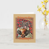 Carte Joyeux jour de dinde (Fleur jaune)