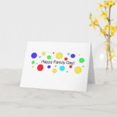 Carte Joyeux Jour de la Famille ! (Fleur jaune)