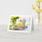 CARTE JOYEUX JOUR DE LA MÈRE (À QUICONQUE) (Fleur jaune)