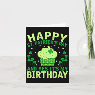 Carte Joyeux Jour de la Saint Patrick Anniversaire Saint