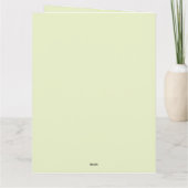 Carte joyeux Jour de la Saint Patrick gnome (Dos)