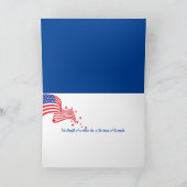 Carte Joyeux Jour de l'Indépendance (Intérieur)