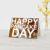 Carte Joyeux Jour des Crêpes ! (Fleur jaune)