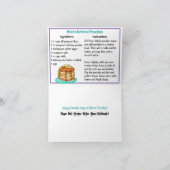 Carte Joyeux Jour des Crêpes ou Mardi Gratuit (Intérieur)