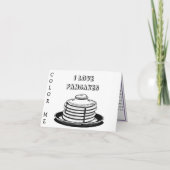 Carte Joyeux Jour des Crêpes ou Mardi Gratuit (Dos)