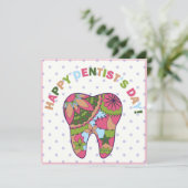 Carte Joyeux jour des dentistes (Debout devant)