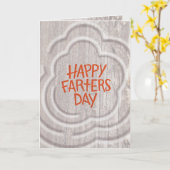 Carte Joyeux Jour des Farters ! (Fleur jaune)