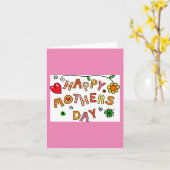 Carte Joyeux Jour des Mères (Fleur jaune)