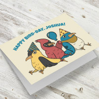 Joyeux Jour des Oiseaux Cartoon Oiseaux à thème An