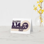 Carte Joyeux Jour des Pi (Fleur jaune)